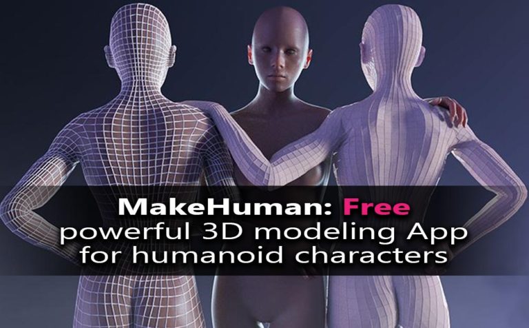 MakeHuman Free powerful 3D modeling software for humanoid characters