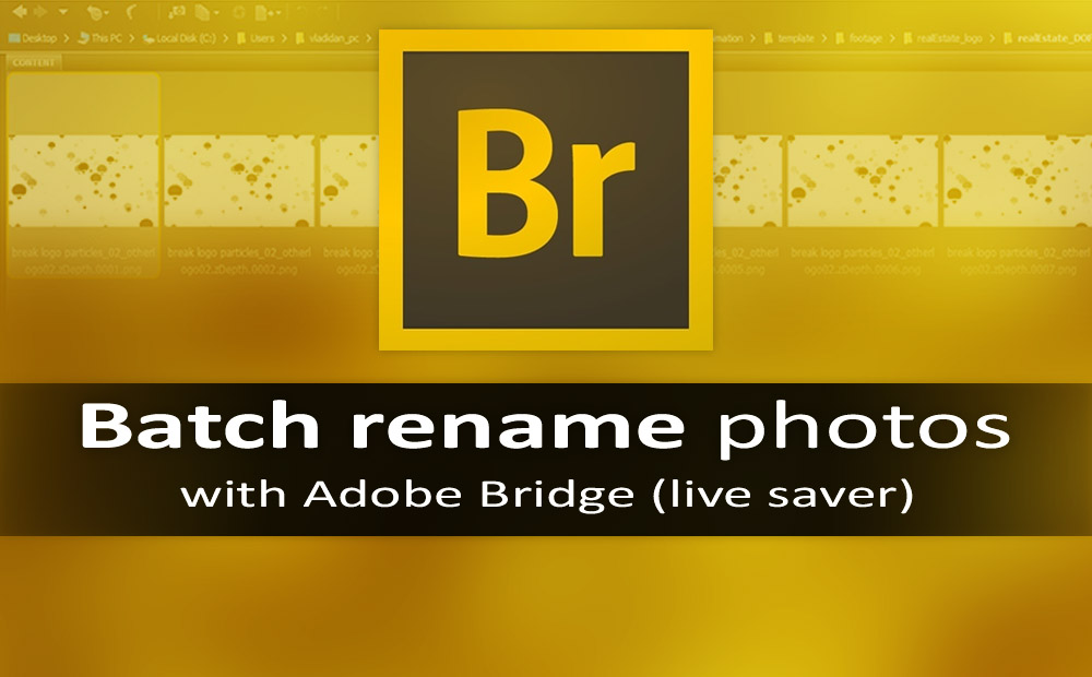 batch photo converter adobe bridge