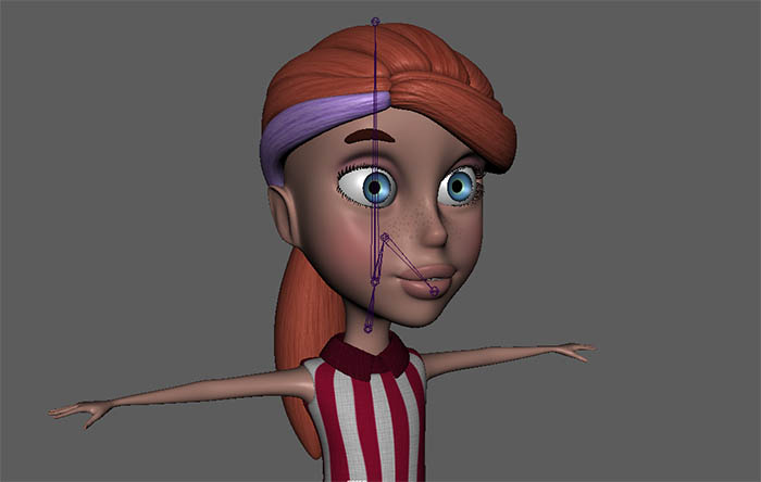 Anna 3D character