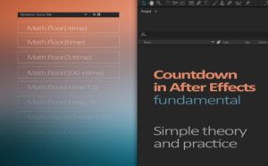 Countdown in After Effects fundamental. Simple theory and practice