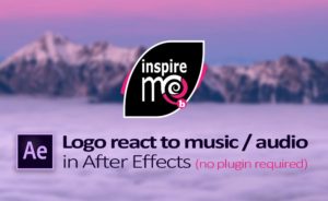 logo react to music audio in After Effects (no plugin required)