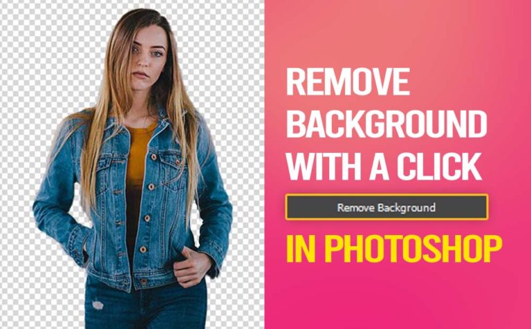 Remove background with a click (literally) in Photoshop