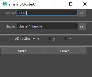 mirror cluster script - for one cluster