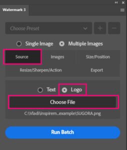 Multi Script Watermark Adding a Watermark to Multiple Images in Photoshop at once