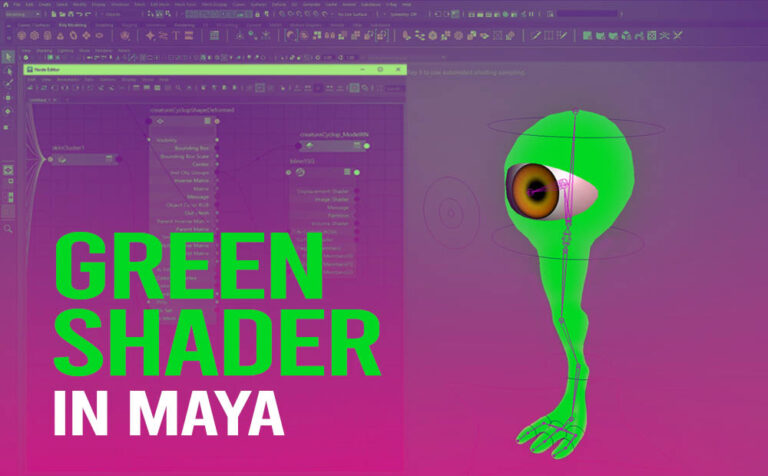 How to Fix Green Shader Issue in Reference Scene in Maya