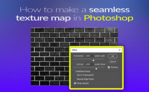 How to make a seamless texture map in Photoshop