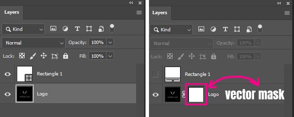 create round corner icon in photoshop, layer stack