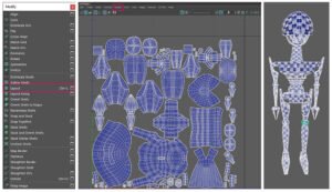 Same UV pixel density across multiple objects in Maya