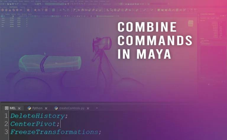 Create a Custom MEL Script for Common Commands in Maya