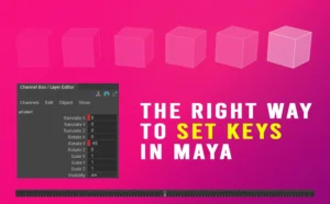 The Right Way to Set Keys in Maya