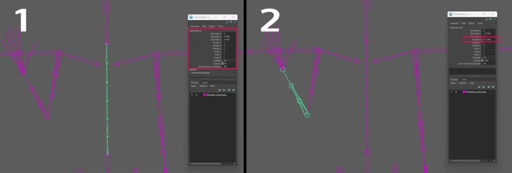 Deleting Unnecessary Keyframes in Maya with static channels