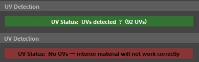 UV detection field on the maya fracture tool