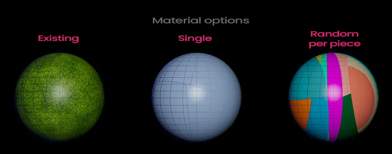 apply material options